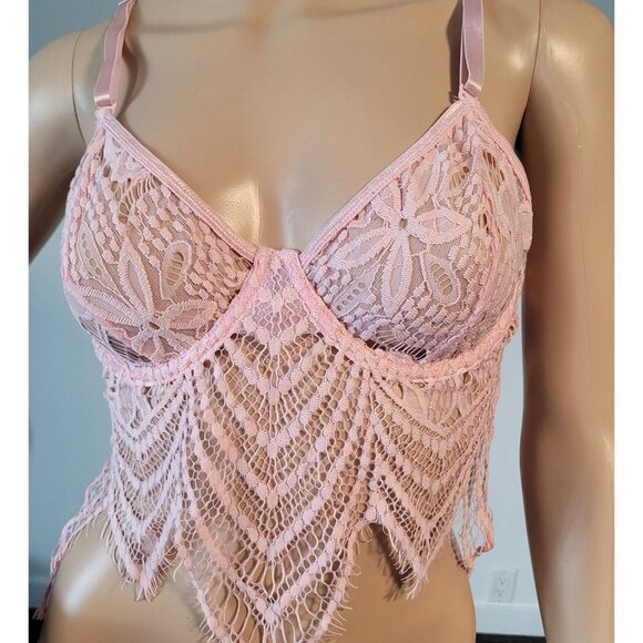 Sexy-Pink-Women-Party-Babydoll-Teddy-G-String-Clubwear Medium ELE-115146 - Picture 3 of 10